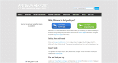 Desktop Screenshot of antiguaairport.net